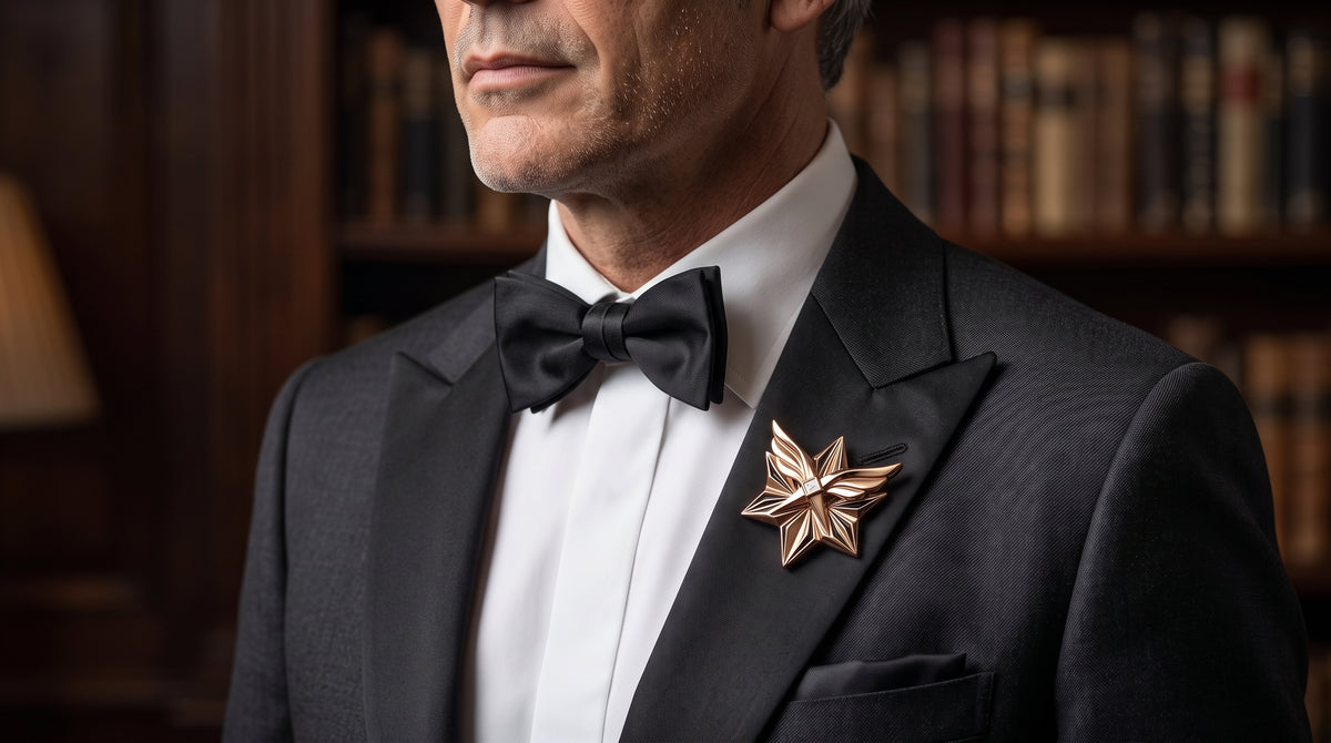 The Sovereign Crest | Octagram Micro-Sculpted Pin